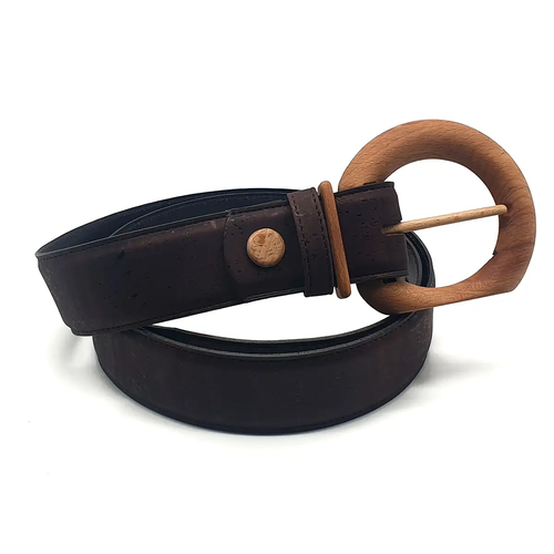 Luxury Wood Belt Zion Heart 413