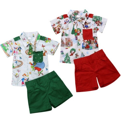 Xmas Fashion Gentleman Party Toddler Baby Boys