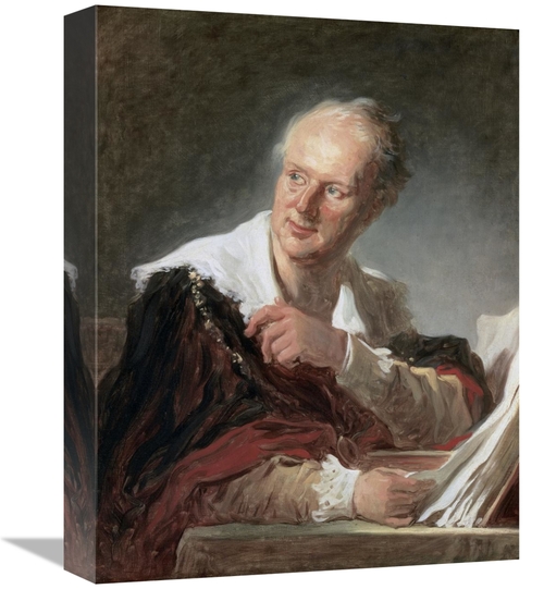 Global Gallery GCS-277592-16-142 16 in. Portrait of Diderot Art Print 