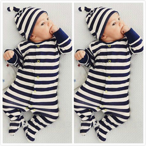 2016 Newborn Baby 2 Pcs  Boys/Girls Polo Jumpsuit