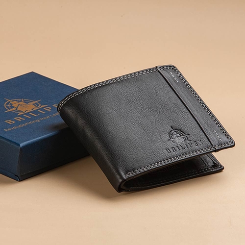 Signature Black Nappa Luxe Bifold Wallet