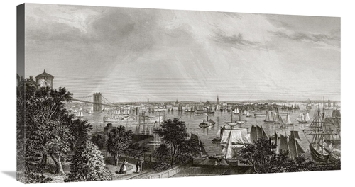 Global Gallery GCS-280754-36-142 36 in. City of New York Art Print - U