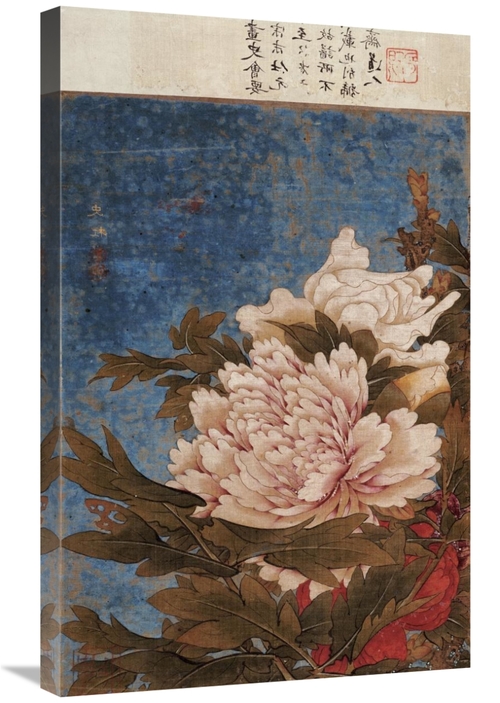 Global Gallery GCS-266357-30-142 30 in. Peonies Art Print - Shi Gang