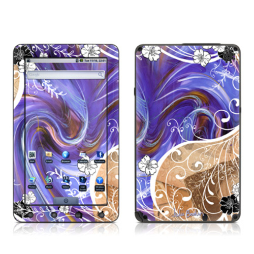 DecalGirl PN9C-PURWAVE Pandigital 9 Color ereader Skin - Purple Waves