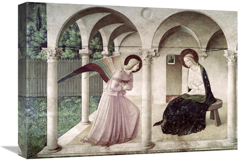 Global Gallery GCS-276547-22-142 22 in. Annunciation Art Print - Fra A