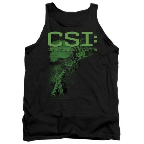 Trevco Csi-Evidence - Adult Tank Top - Black- Small