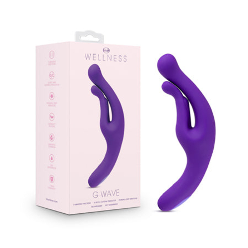 Blush Wellness G Wave Rechargeable Silicone Dual Stimulation Vibrator