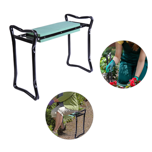 OutSunny Gardening Kneeler Seat Bench Kneel Folding Ergonomic