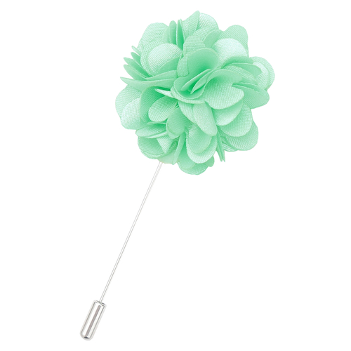 Plain Satin Lapel Pin - Mint Green