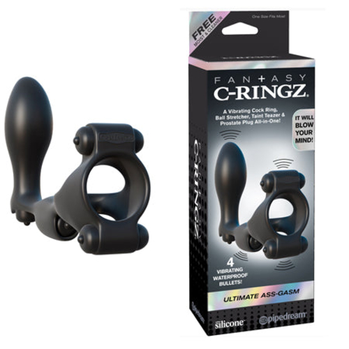 Pipedream Fantasy C-Ringz Ultimate Ass-Gasm Vibrating Silicone