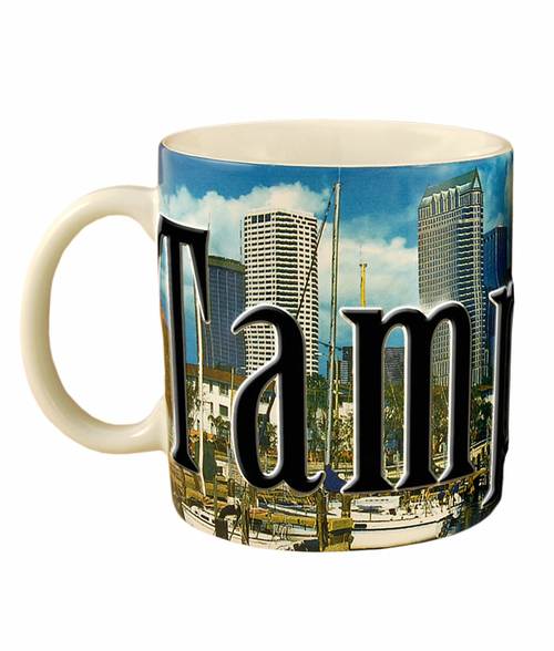 Americaware SMTBF02 Tampa Bay 18 oz Full Color Relief Mug