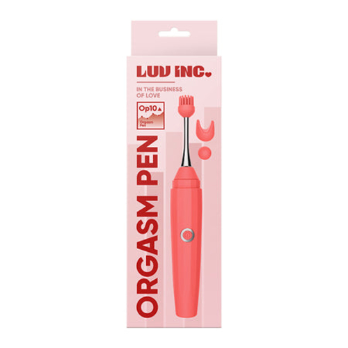 Luv Inc Op10 Orgasm Pen Rechargeable Pinpoint Vibrator with 3