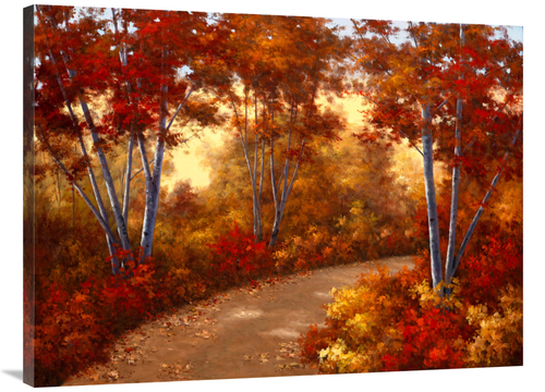 Global Gallery GCS-132820-3040-142 30 x 40 in. Golden Birch Art Print 