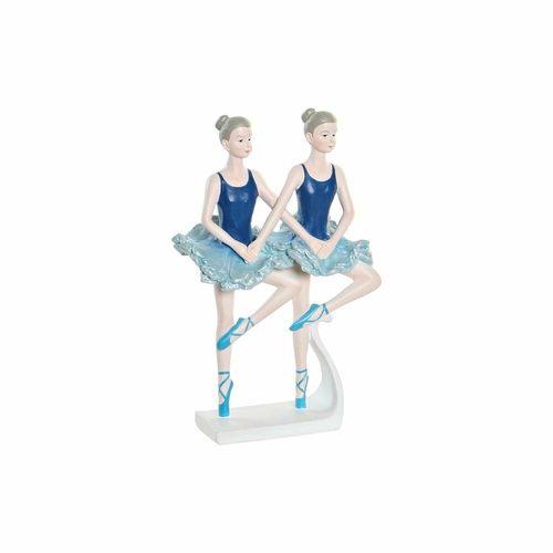 Decorative Figure DKD Home Decor Blue Romantic Ballet Dancer 14 x 7,5
