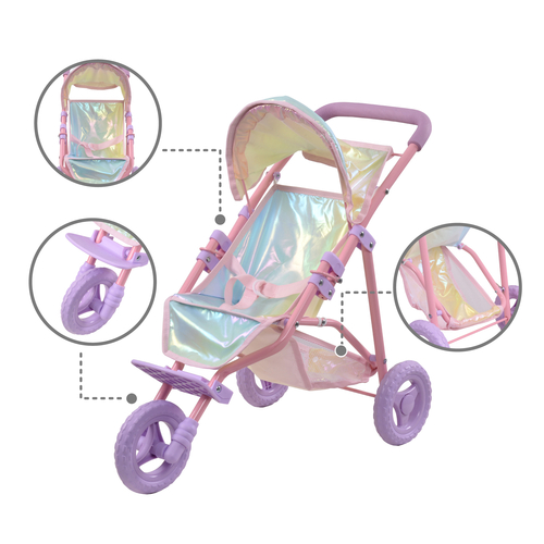 Olivia's Little World Magical Baby Doll Pushchair