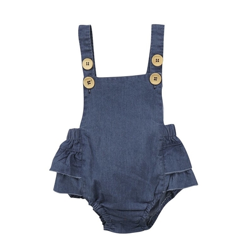 Hot Denim Newborn Toddler Cute Baby Girls Clothes