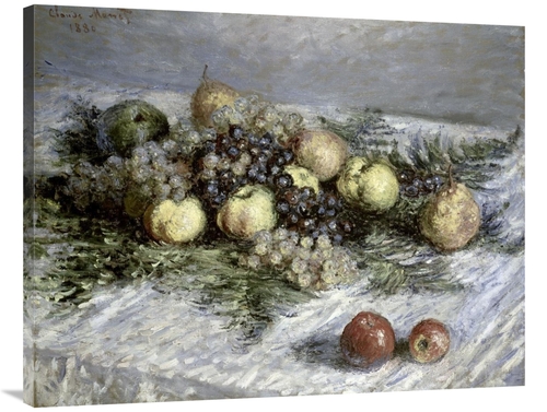 Global Gallery GCS-278708-40-142 40 in. Still Life with Pears & Grapes
