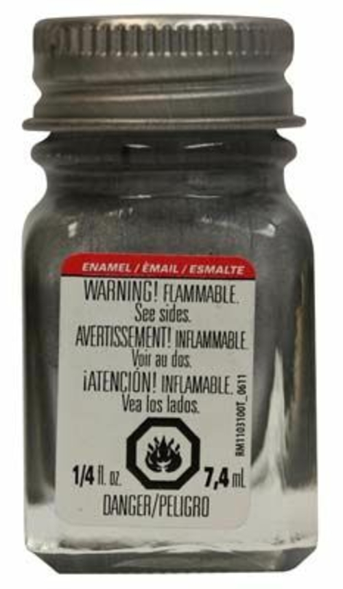 Testors TES1181TT Flat Aluminum Enamel Paint