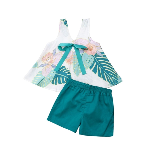 Kids Baby Girls Clothes Summer 2pcs