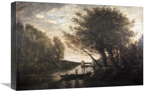 Global Gallery GCS-277122-22-142 22 in. Rowing to Shore Art Print - Je