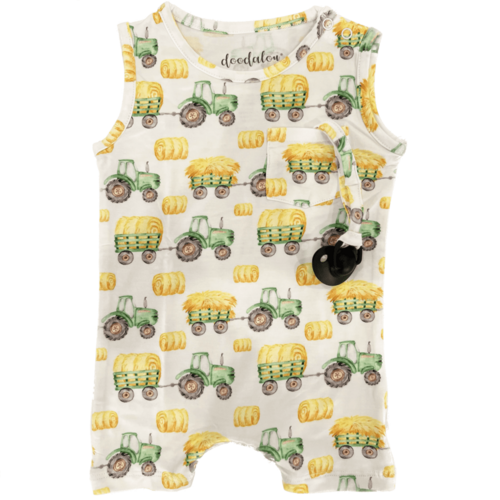 Hay Y'all - Doodalou Bamboo Baby Romper Tank with Shorts - 9 - 12