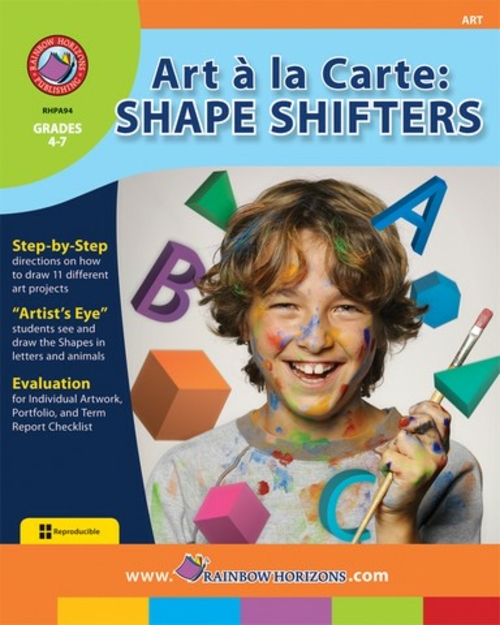 Rainbow Horizons A94 Art A La Carte Shape Shifters - Grade 4 to 7