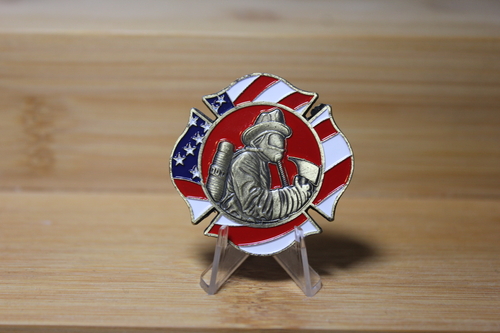 Firefighting Challenge Coin: A Tribute to Bravery and Service