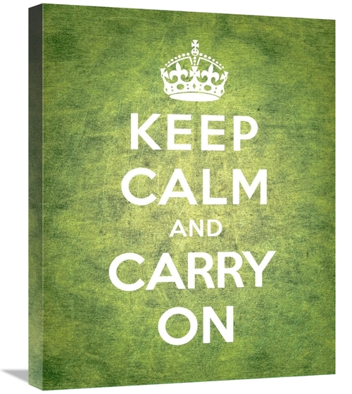 Global Gallery GCS-371961-2024-142 20 x 24 in. Keep Calm & Carry on - 