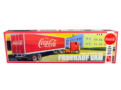 Skill 3 Model Kit Fruehauf FB Beaded Panel Van Trailer \Coca-Cola\"