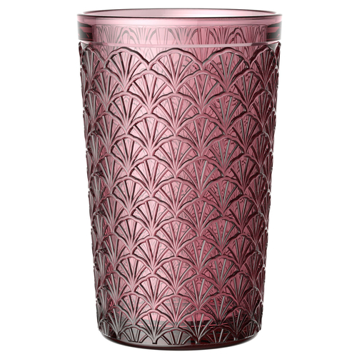 Glass Bidasoa Onix Pink Glass (35 cl) (Pack 6x)