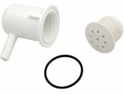 Gecko Alliance 670-2300B 0.38 in. Top-Flo Air Injector Barb Ell - Whit