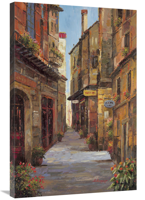 Global Gallery GCS-131033-2436-142 24 x 36 in. Village Alleyway Art Pr