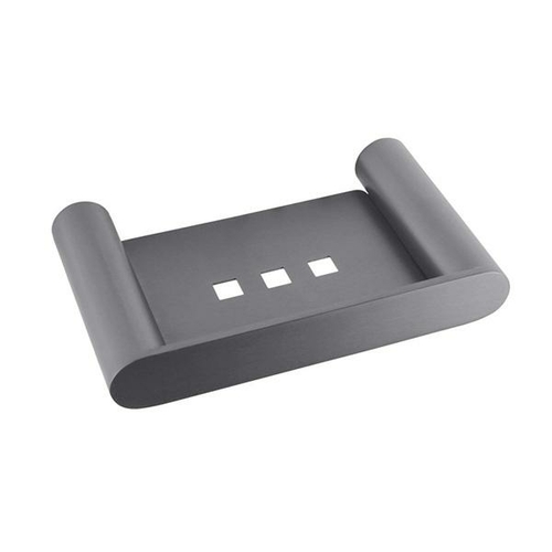 Gunmetal Grey Soap Dish Holder Tray Stainless Steel Wall Mounted