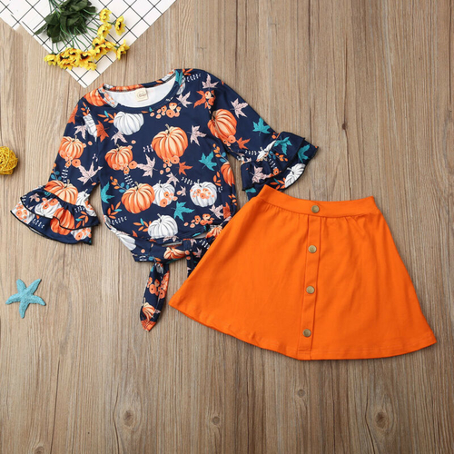 Pudcoco Autumn Toddler Kids Baby Girls Halloween