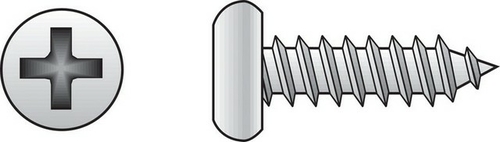 Hillman 80006 4 x 0.62 in. Sheet Metal Screws
