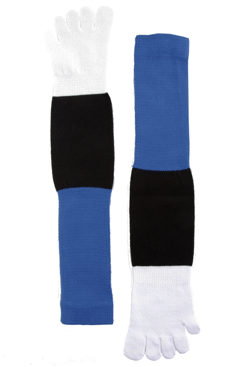 ESTONIA flag colour toe socks for women