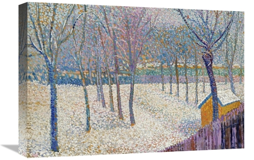 Global Gallery GCS-267010-22-142 22 in. The Orchard in the Snow Art Pr