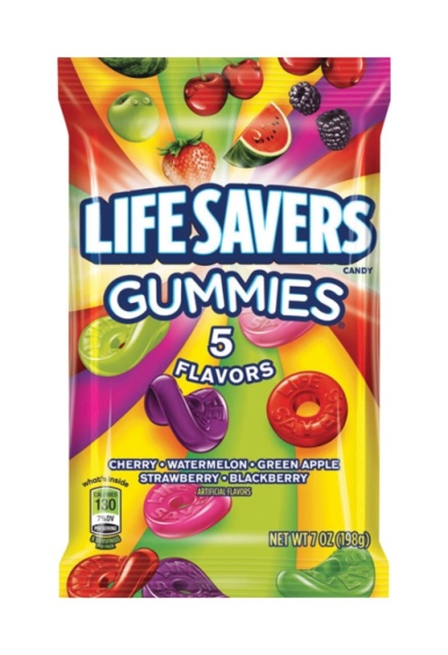 Gummi Savers 1900008342 7 oz Assorted Candy - pack of 12
