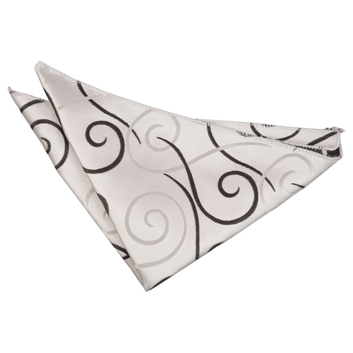 Scroll Handkerchief - Black