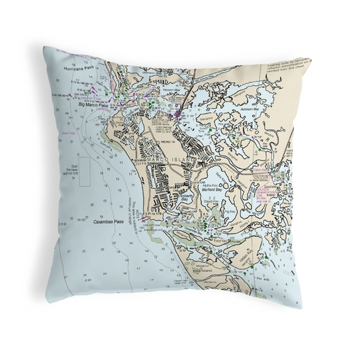 Betsy Drake NC11429MI Marco Island, FL Nautical Map Noncorded Indo