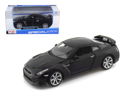 2009 Nissan GT-R R35 Black 1/24 Diecast Model Car by Maisto