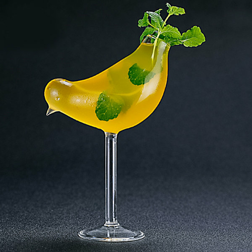 Bird Cocktail Glass