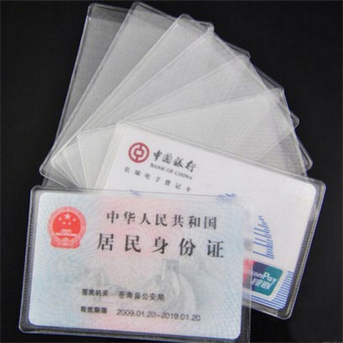 10PCS PVC Waterproof Protect Bags Transparent