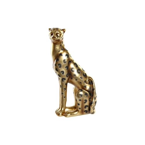 Decorative Figure DKD Home Decor Golden Leopard Colonial 23,5 x 16 x