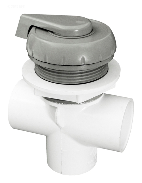 Waterway WW6004347B 1 in. Top Access Diverter Valve 2 Port Notched Ass