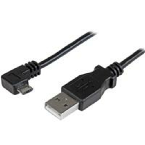 StarTech.com USBAUB2MRA 2m Micro USB Charge & Sync Cable Male to Male 