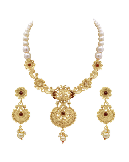 Artificial Stylish Gold Premium Jewellery Set For Women
