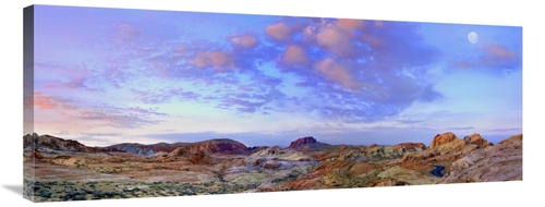 Global Gallery GCS-452089-1640-142 16 x 40 in. Moon Over Sandstone For