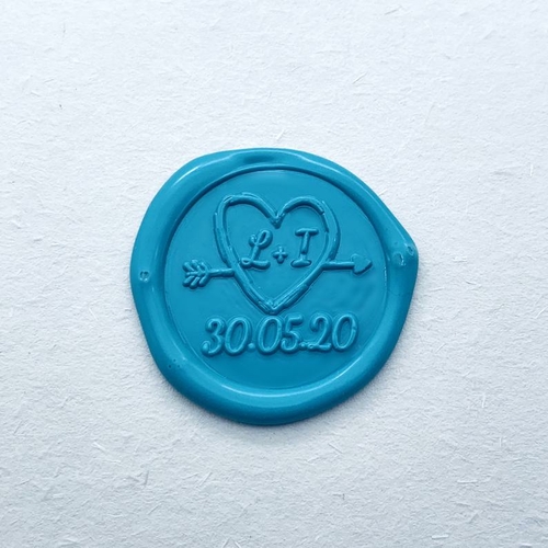 Personalized Wedding Invitation Wax Seal Stamp Kit Wax Stamp