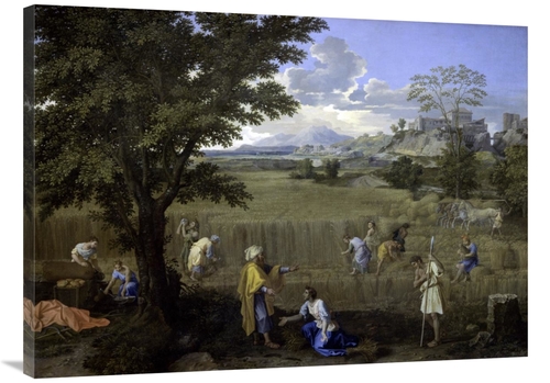 Global Gallery GCS-279480-40-142 40 in. Summer or Ruth & Boaz Art Prin